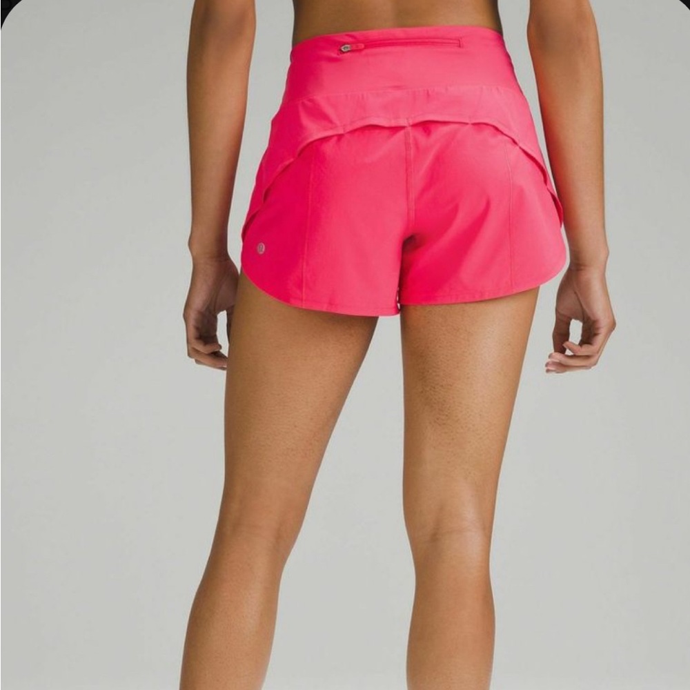 Lululemon Speed Up High-Rise lined short 2.5” in Lip Gloss